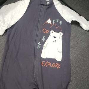 Carter's Toddler Boy Explore Bear Woodland Footie Sleeper 3-6m